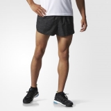 T81e1200 - Adidas Supernova Split Shorts Black - Men - Clothing